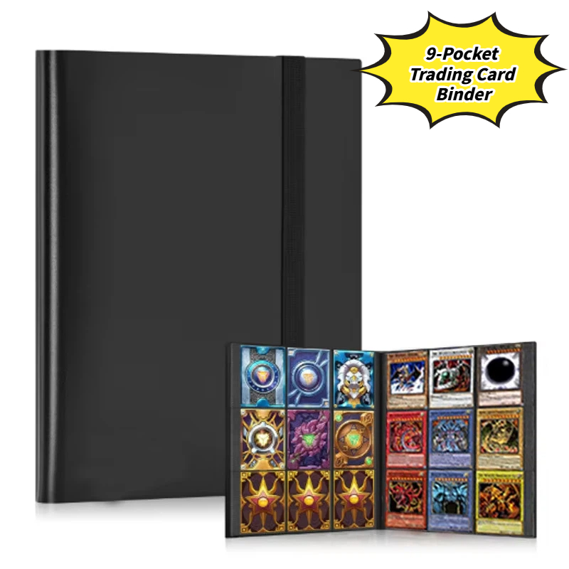Trading Card Binder - 9-kieszeniowy segregator na karty kolekcjonerskie o