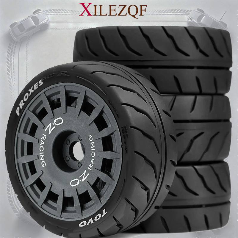 Tamiya Model Rc Car - XILEZQF 4 SZT. Opony szosowe 1/10