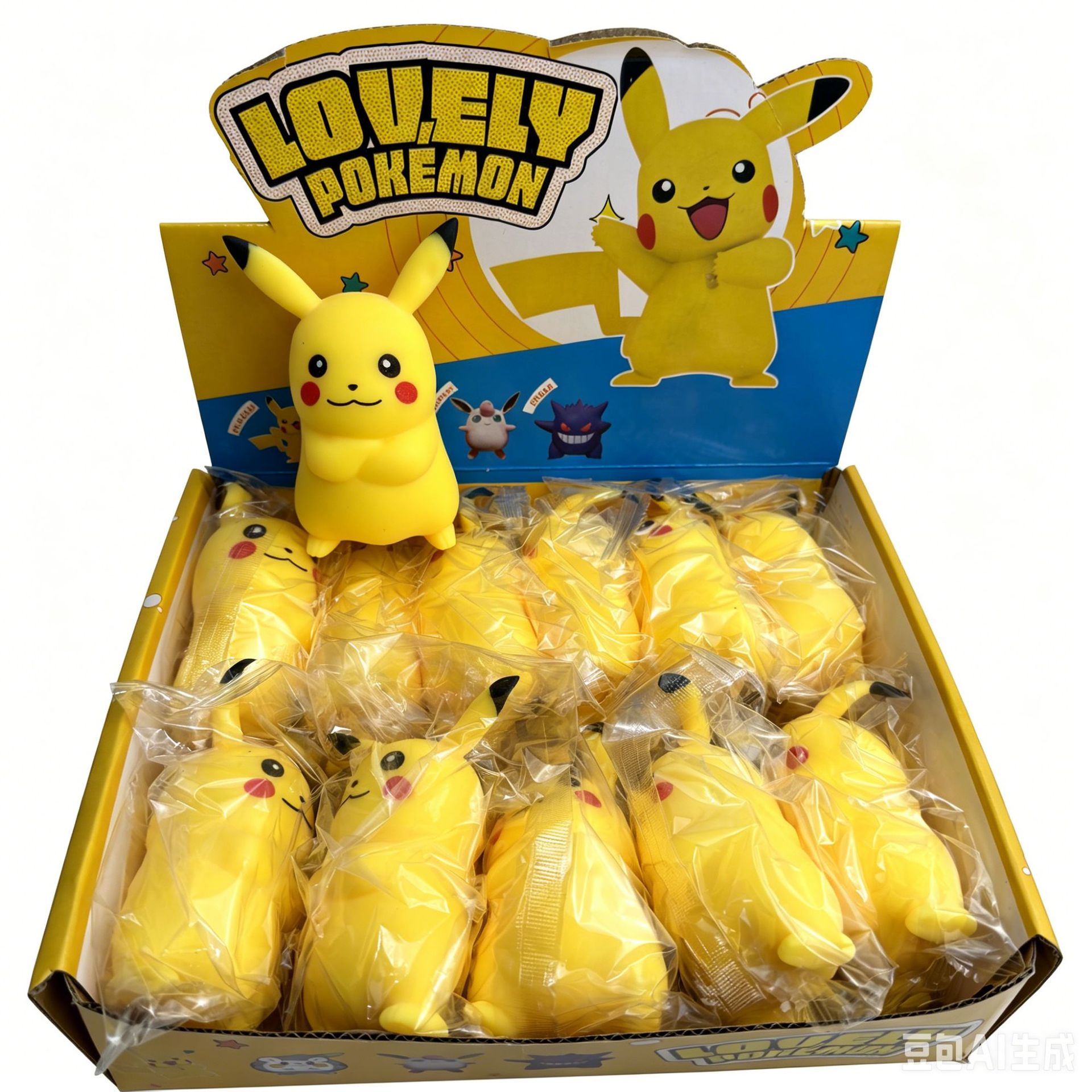 Vinyl Figure Blank - 12 sztuk/Pełna Opakowanie TPR Zabawka Squishy