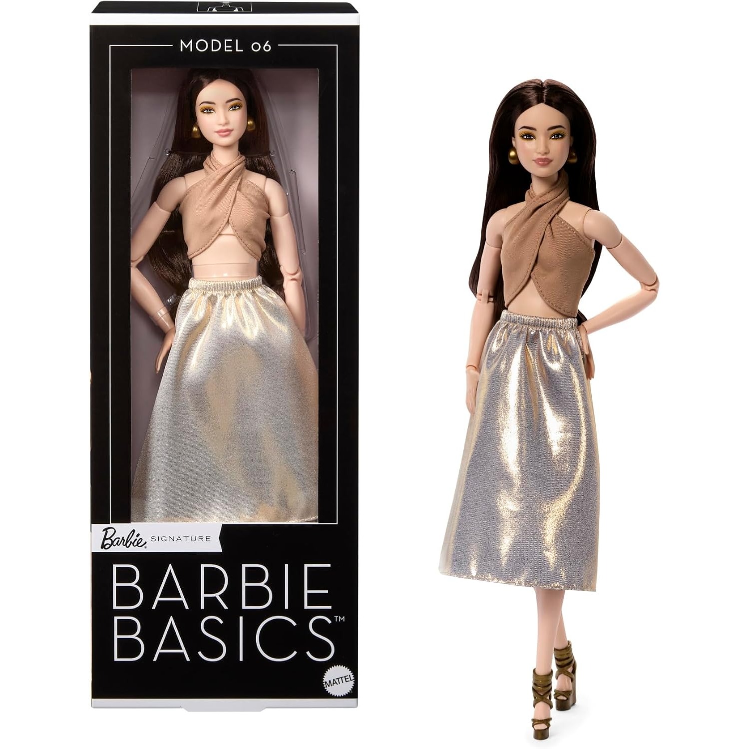 Mattel Toy Barbie - 2026 Oryginalna lalka Barbie Basics Mattel