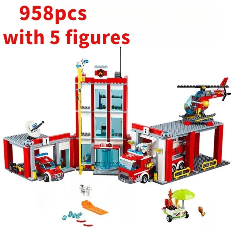 Zestaw klocków: Strażacka stac – Lego Set City recenzja i cena