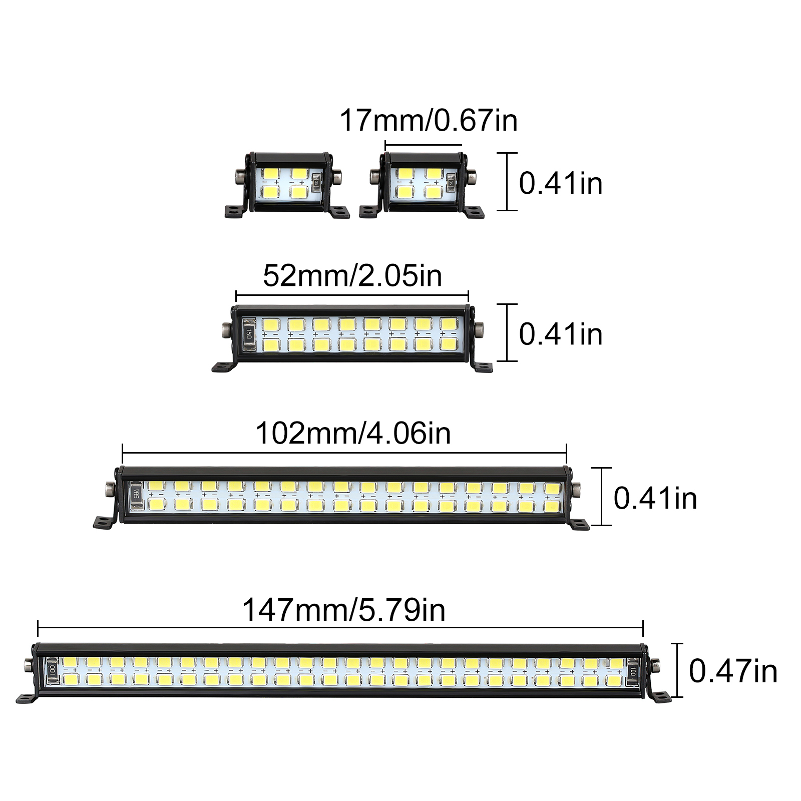INJORA Bright Light Bar 17/52/ – Tamiya Model Rc Car recenzja i cena