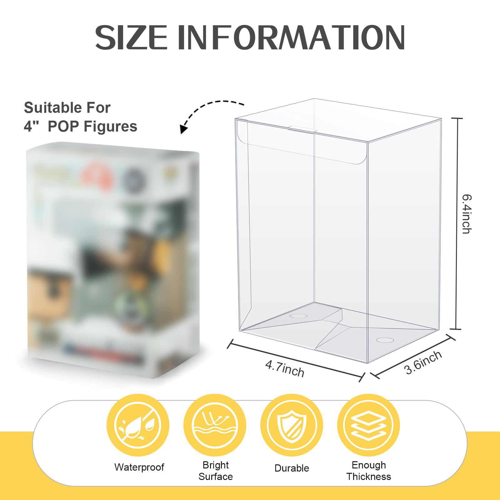 Przezroczysta gablota kompatyb – Funko Pop Protector recenzja i cena