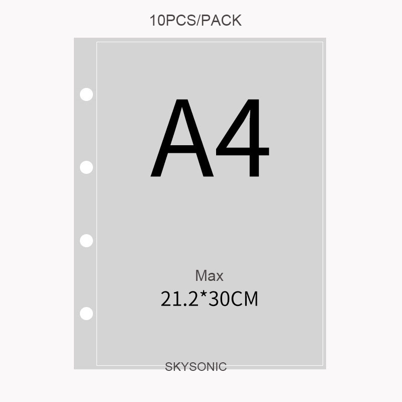 SKYSONIC 10 sztuk/zestaw A4 Bi – Card Penny Sleeve recenzja i cena