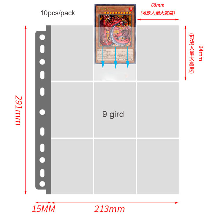 SKYSONIC 10 sztuk/zestaw A4 Bi – Card Penny Sleeve recenzja i cena