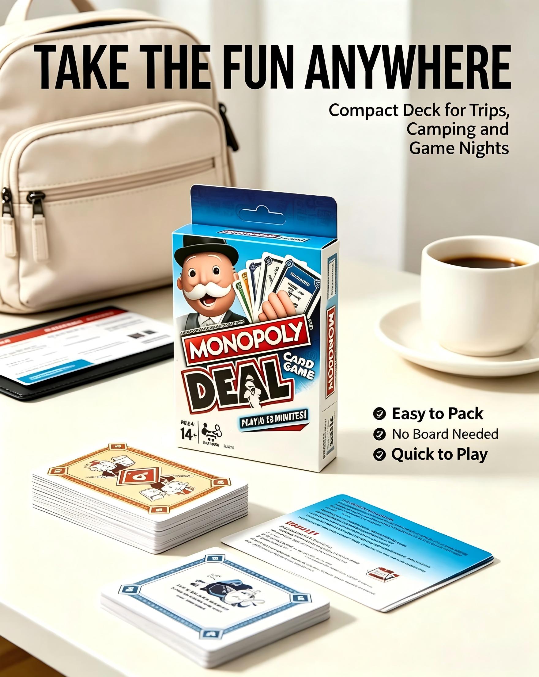 Hasbro Monopoly Deal – gra kar – Hasbro Game Monopoly recenzja i cena