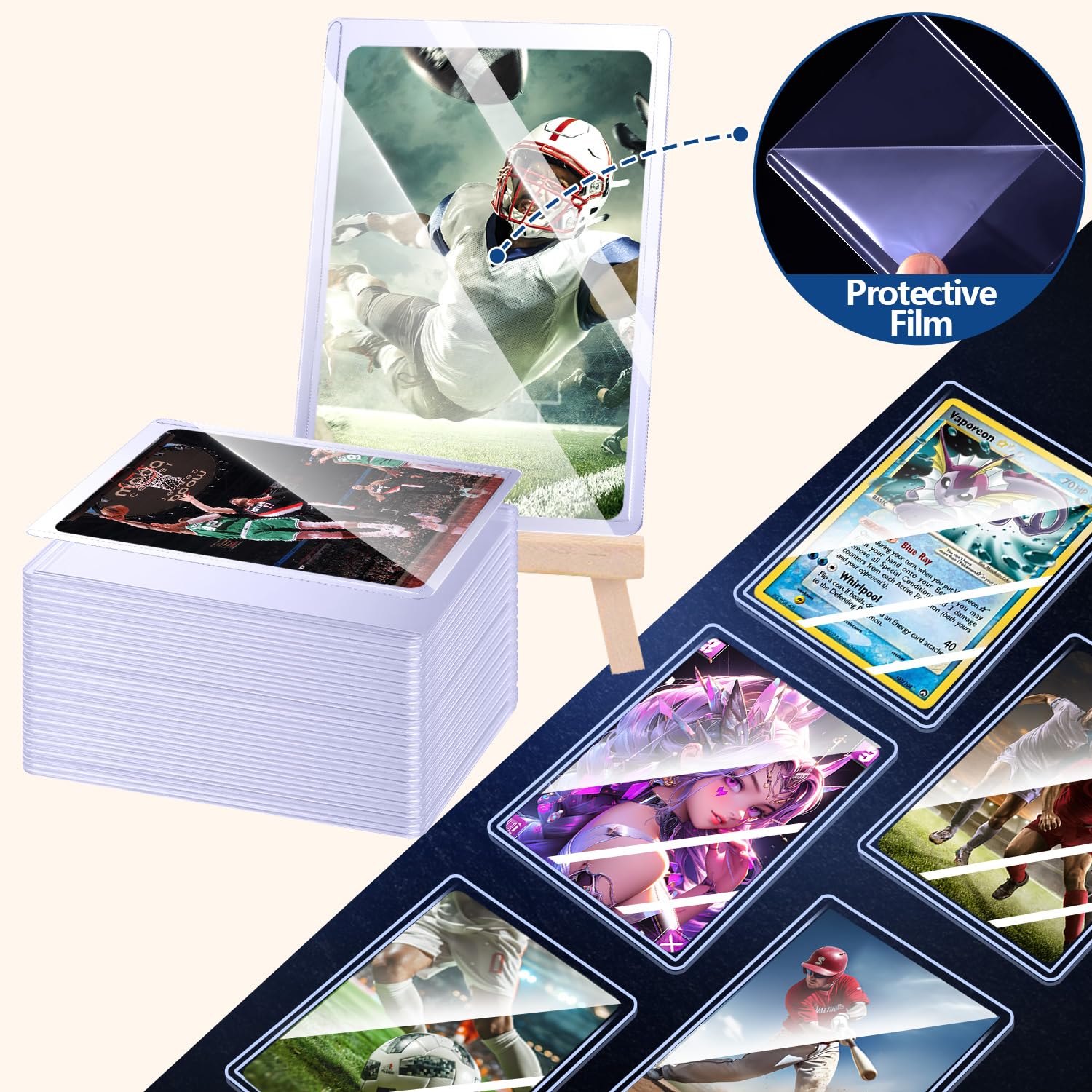 25-50 szt. Twarde etui na kart – Card Penny Sleeve recenzja i cena